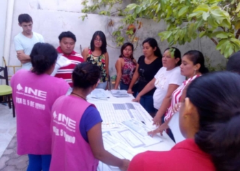 Completan partidos registro de representantes en casillas de los distritos del Sur de la entidad