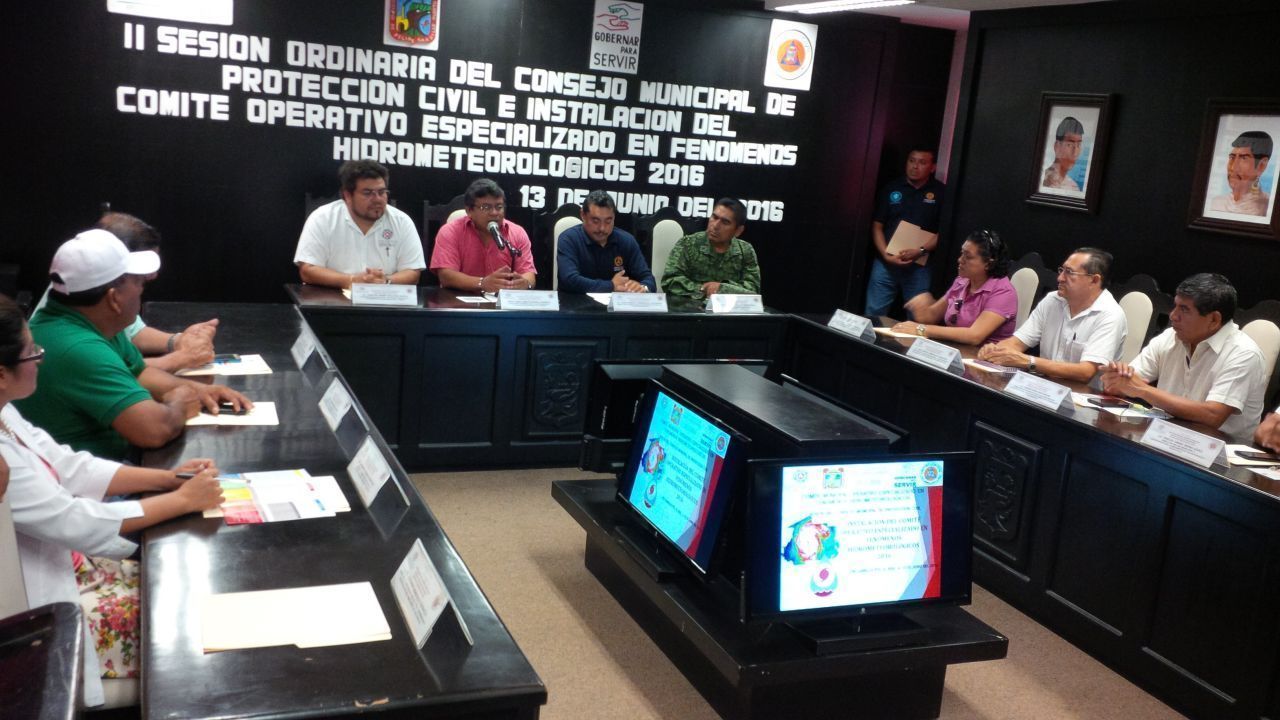 Instalan Comité en caso de Huracanes