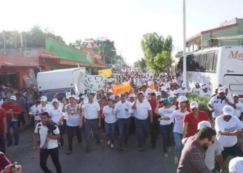 Histórico cierre de campaña de los candidatos del Pri-Verde panal en Jose Maria Morelos