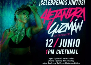 Concierto de Alejandra Guzmán para festejar a gobernador electo