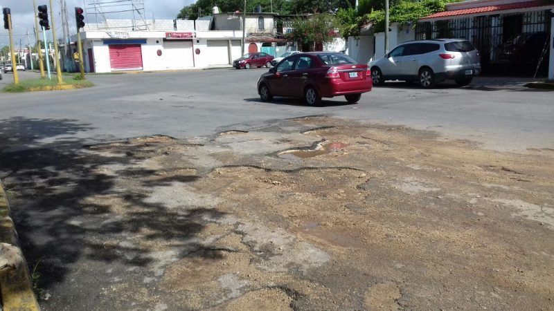 Chetumal con más «cráteres» que en la luna