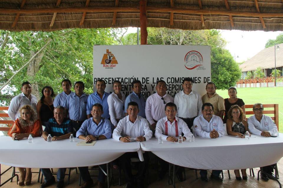 Presentan equipo de transición para el cambio de administración en el ayuntamiento de Bacalar