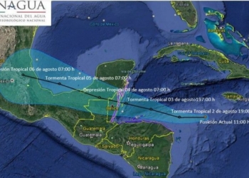 Se forma en el Mar Caribe la tormenta tropical Earl