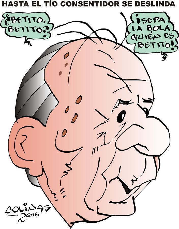 COLINAS: Hasta el tío consentidor se deslinda