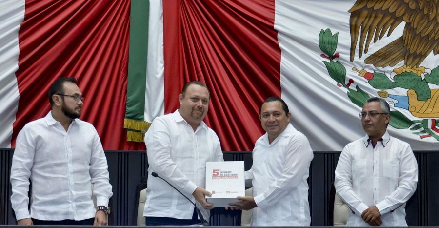 Recibe XV Legislatura último informe de gobierno de RBA