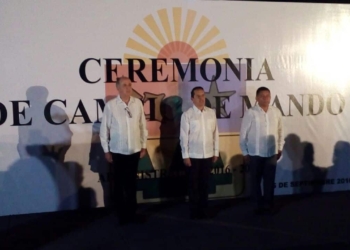 Carlos Joaquín encabeza cambio de mando en la Secretaría de Seguridad Pública