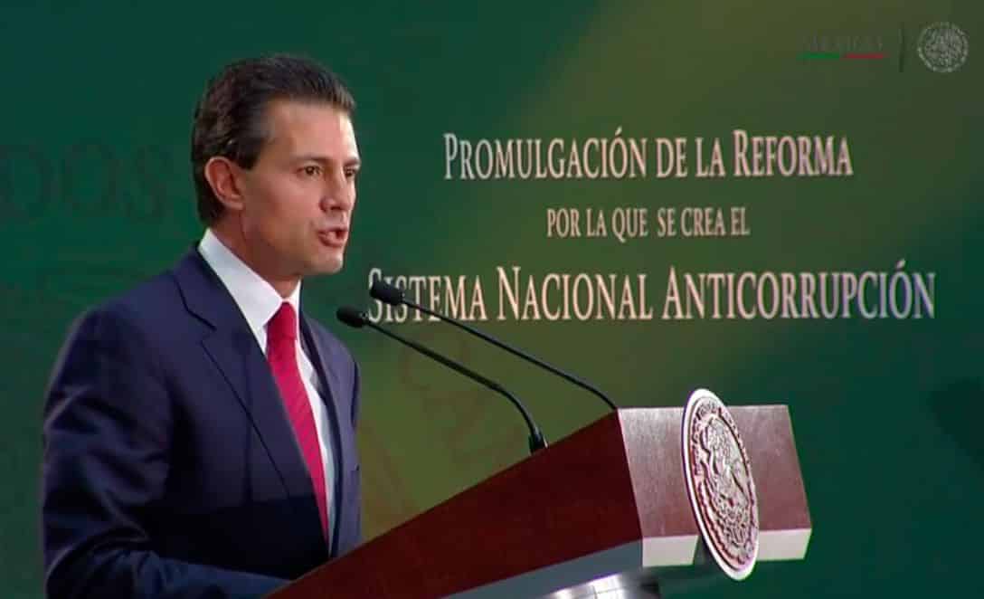 En juego validez Sistema Nacional Anticorrupción del Presidente Enrique Peña Nieto