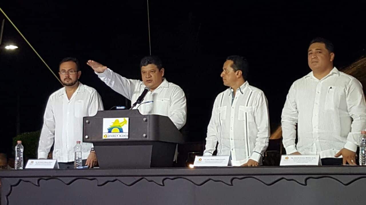 Rinde protesta Luis Alfonso Torres Llanes como Presidente municipal de Othón P. Blanco