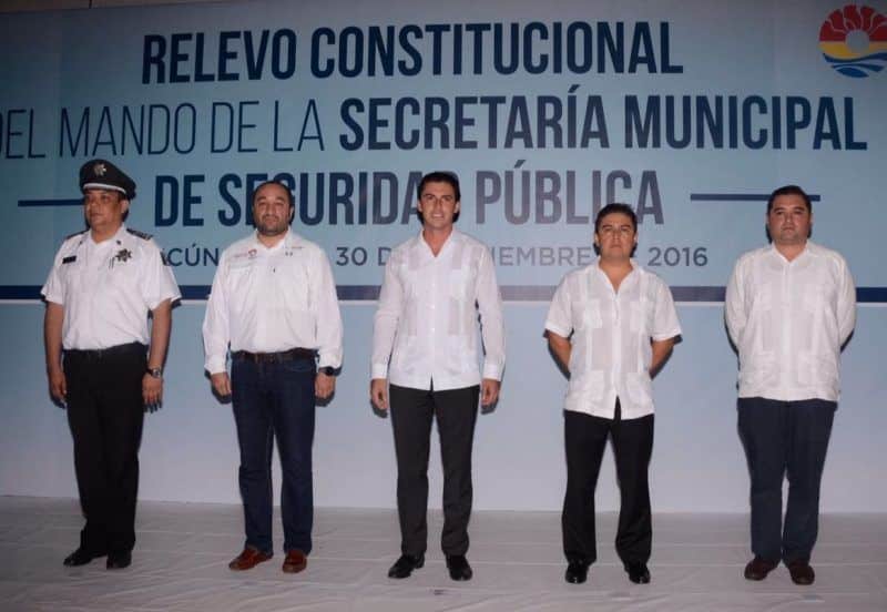 Recibe Remberto Estrada el mando del cuerpo policial de seguridad pública de BJ