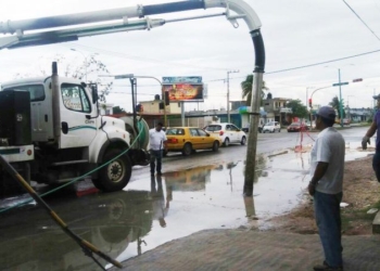 Acción inmediata de Capa en la ruptura de una tubería de aguas residuales