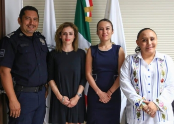 Nombra Cristina Torres a directoras de policía turística y tránsito