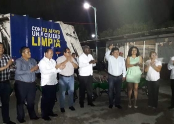 Ponen en circulación cinco camiones más para recoger la basura en Chetumal
