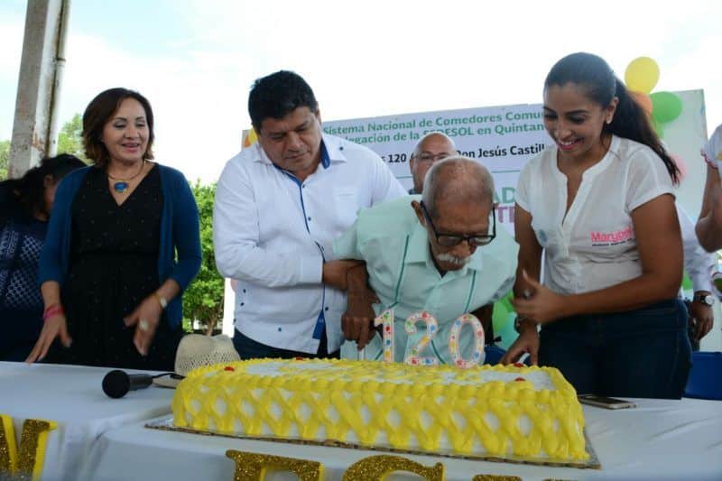 Celebra 120 años de vida Don Jesús Castillo Rangel