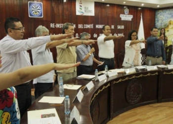 El presidente Juan Carrillo re instaló el Comité Municipal de Salud