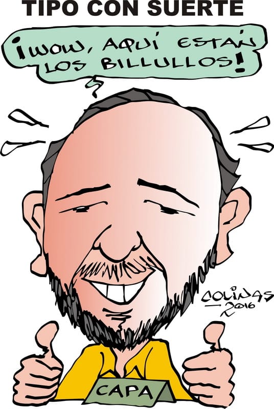 COLINAS: Tipo con suerte