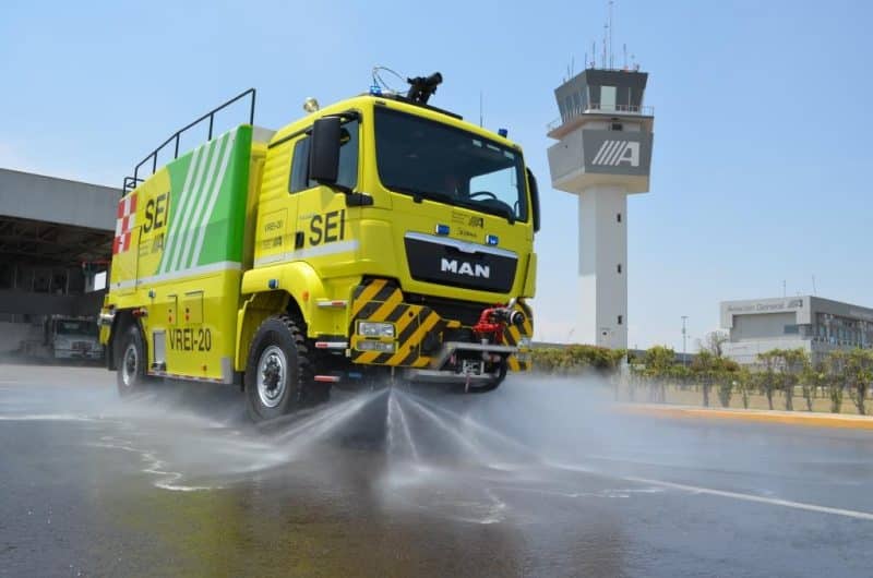 Aeropuertos y Servicios Auxiliares desarrolla vehículo aeroportuario para Extinción de Incendios