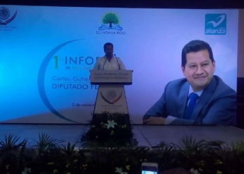 Presenta el diputado Carlos Gutiérrez primer informe de labores
