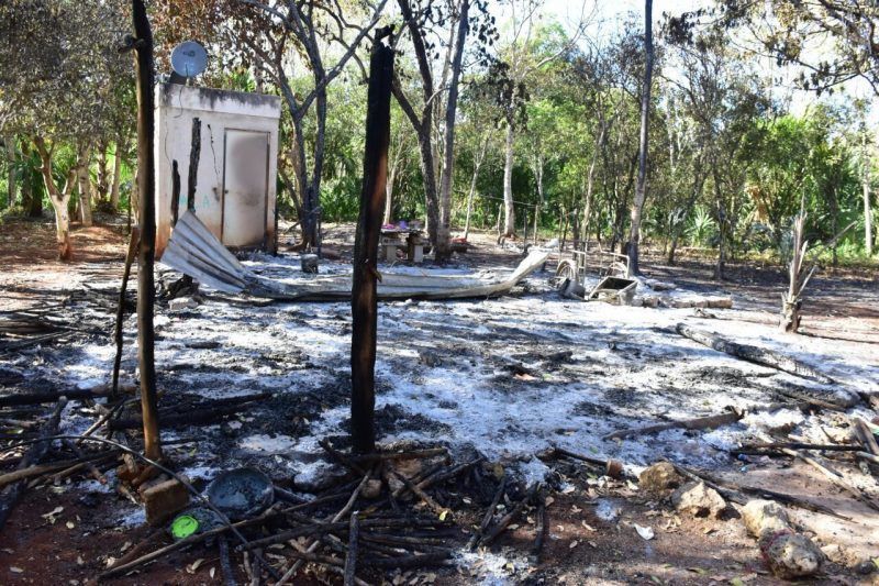 Fuego consume vivienda de Don Octavio; pide ayuda a las autoridades