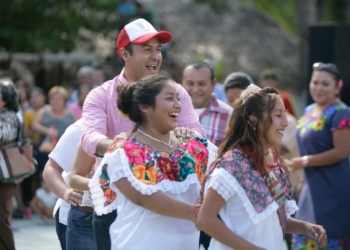 Celebra isla mujeres 500 años del encuentro entre dos culturas