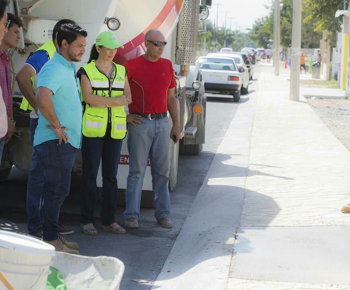 Por concluir primera etapa de modernización en la avenida Zetina Gasca De Puerto Morelos