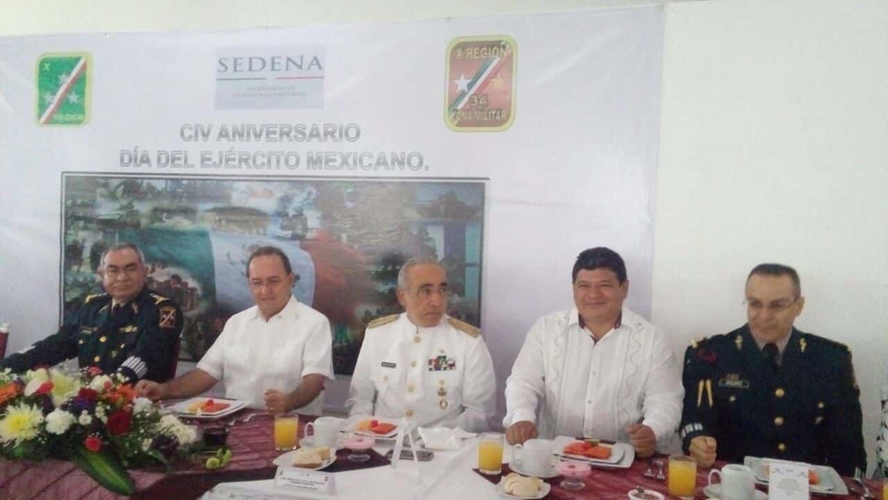 Conmemoran en Chetumal 104 Aniversario del Ejército Mexicano