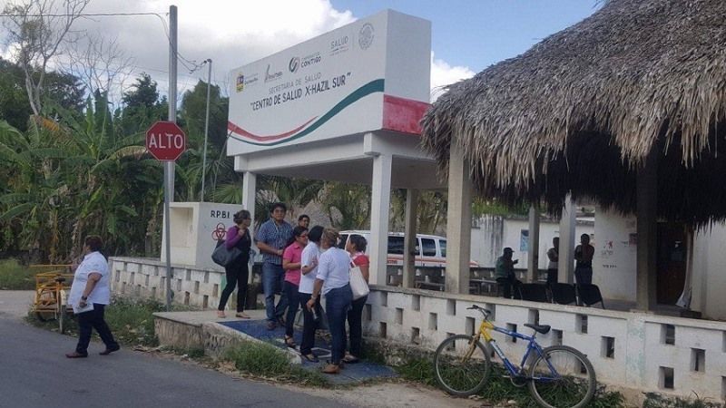 Habitantes de X-Hazil insisten en cambio de enfermero, lo acusan de acoso