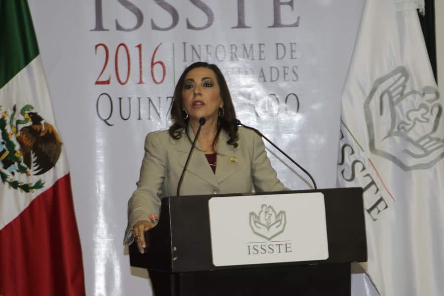 Rinde Cora Amalia informe de actividades 2016 del Issste