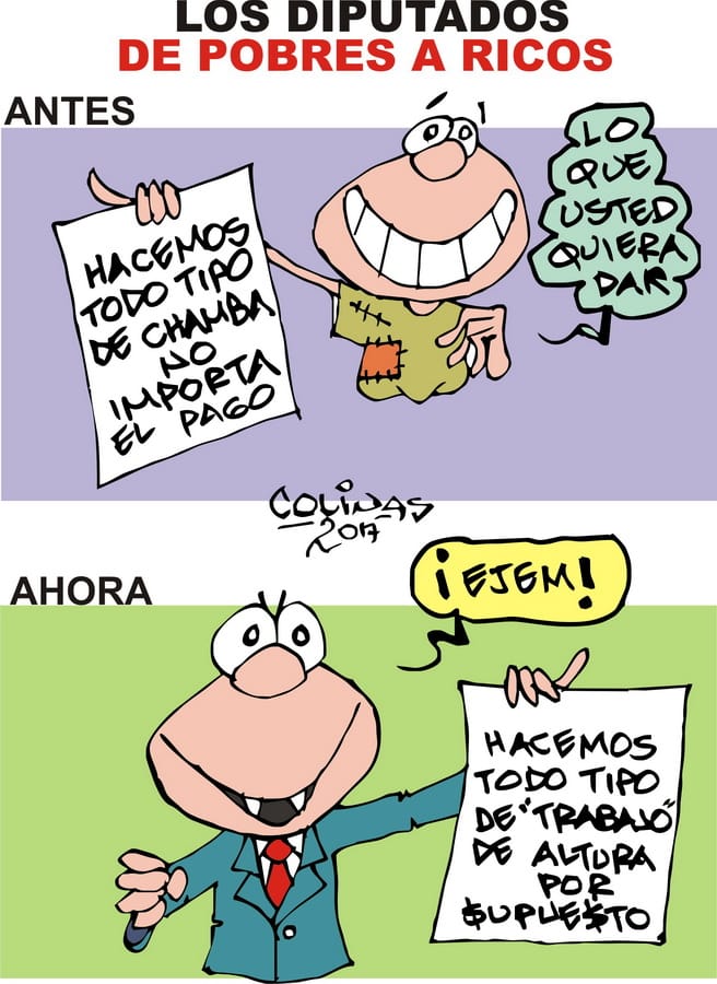 COLINAS: Los diputados de pobres a ricos