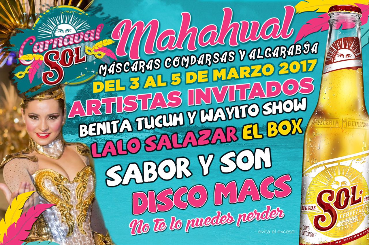 Mahahual tendrá su Carnaval del 3 al 5 de marzo