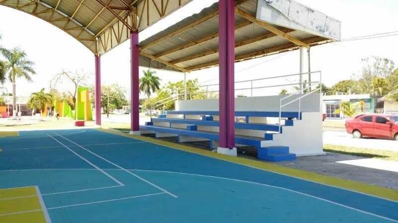 Gobierno del estado y municipio remozan domo deportivo
