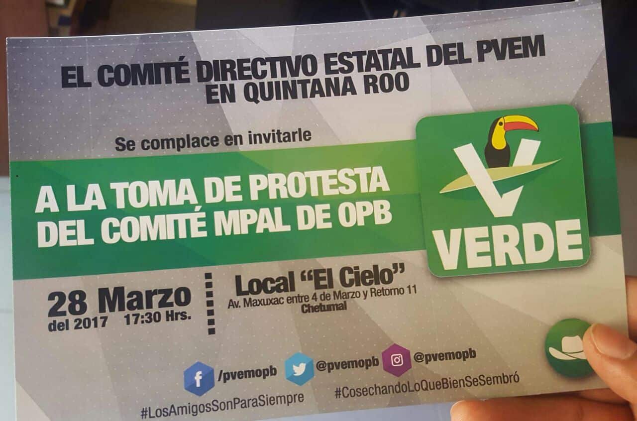En lo oscuro, preparada la unción de Radilla como dirigente del PVEM en OPB
