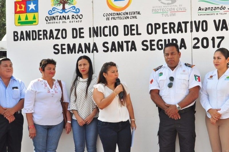 Romy Dzul, pone en marcha operativo de Semana Santa en Tulum
