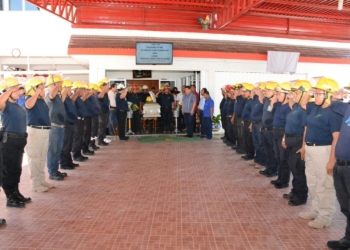 Autoridades de OPB dan último adiós al bombero Samuel Fuentes Hidalgo