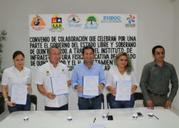 Ayuntamiento busca consolidar mejores espacios educativos para estudiantes de Bacalar
