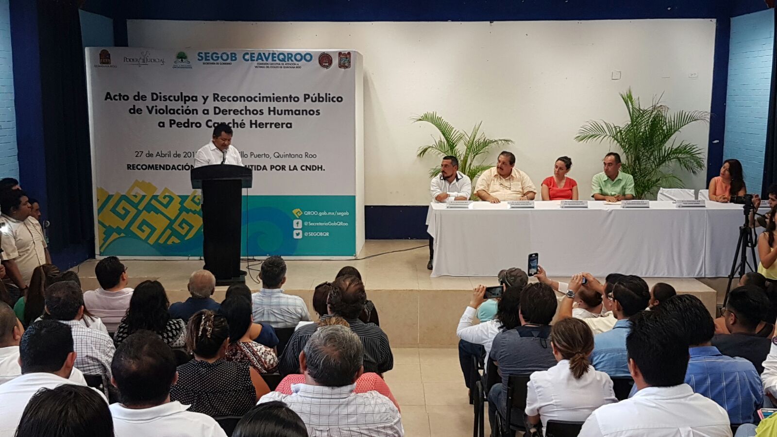 Ofrecen disculpas a Pedro Canché