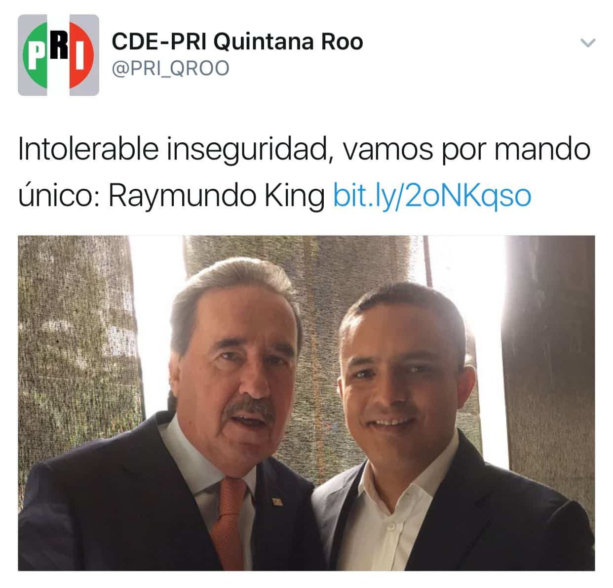 Respalda PRI implementación del mando único policial en Quintana Roo