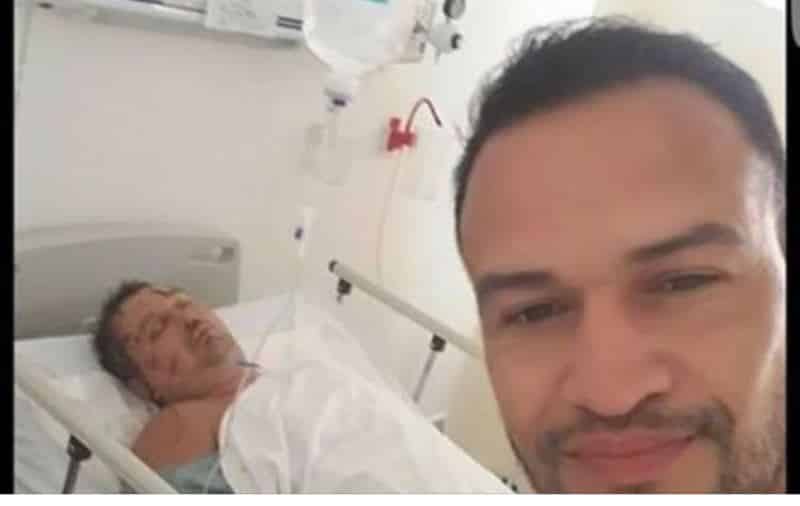 Viralizan fotografía del ruso en el hospital de Cancún