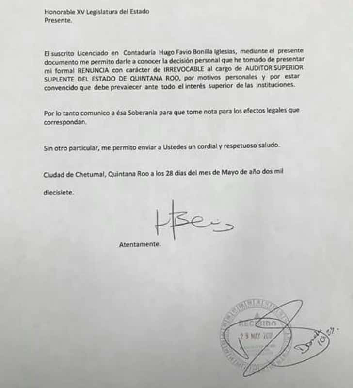 Renuncian auditor y auditor suplente de la ASE, queda vacante el cargo