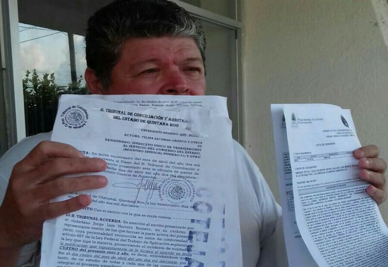 Denuncian al Presidente del Tribunal de Conciliación y Arbitraje por privación de libertad