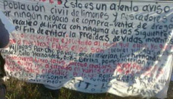 Levantan a narco en limones