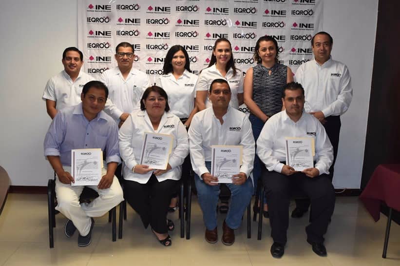 Ingresan al Servicio Profesional Electoral Nacional nuevos funcionarios del IEQROO