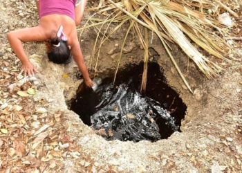 Habitantes morelenses condenados a beber agua lodoza