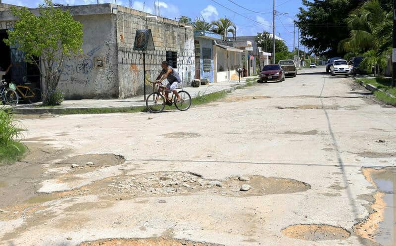 Pírrico presupuesto para rehabilitar las calles de Chetumal