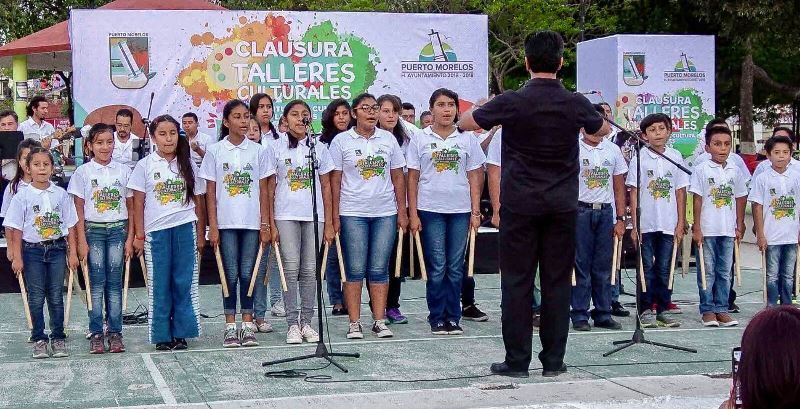 Impulsa Laura Fernández formación cultural de niños portomorelenses
