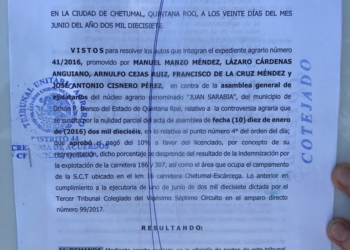 Echan por tierra las tranzas del ex Comisariado Ejidal de Juan Sarabia