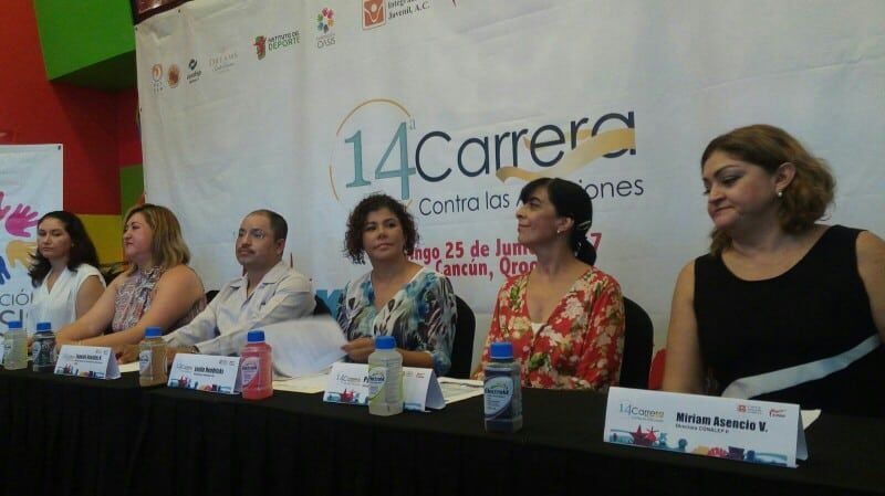 Anuncia Leslie Hendriks, 14 Carrera Contra las Adicciones