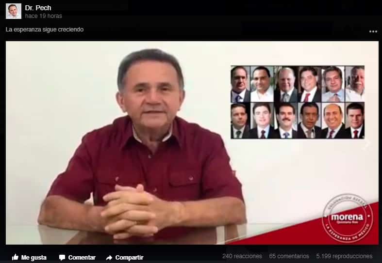 Morenistas reclaman a José Luis Pech inclusión de priistas