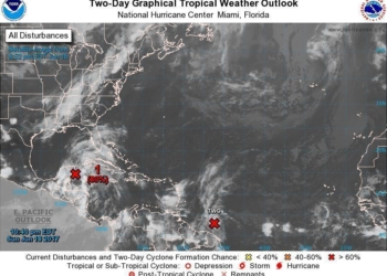 Seguirá lloviendo en gran parte del territorio de Quintana Roo