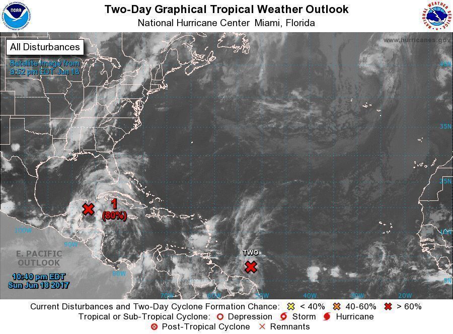 Seguirá lloviendo en gran parte del territorio de Quintana Roo