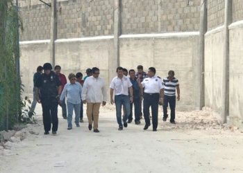 Inspecciona el Secretario Rodolfo del Ángel, avance de adecuaciones en CERESO de Cancún
